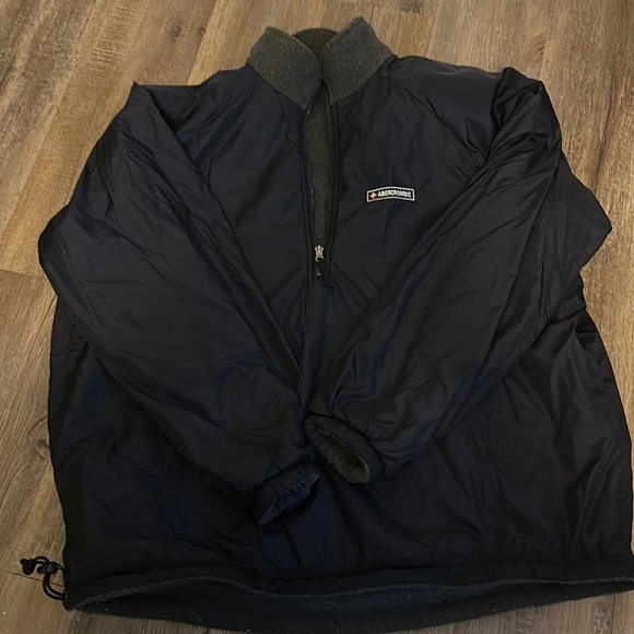 Vintage Abercrombie & Fitch 1/2 Zip Reversible Jacket size XL - Picture 2 of 4